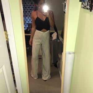 Love culture black/white jumpsuit